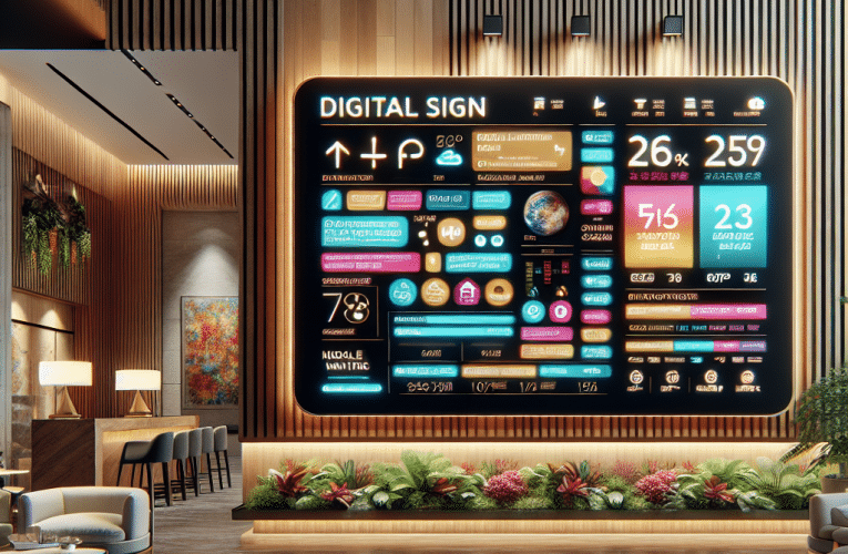Digital signage w hotelu: Jak efektywnie wykorzystać nowoczesne technologie do zwiększenia satysfakcji gości?