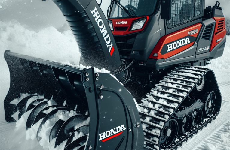 Odśnieżarka gąsienicowa Honda – jak wybrać i obsługiwać to urządzenie do walki z zimowymi opadami?