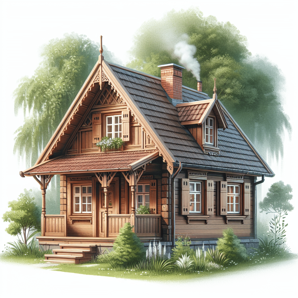 tani domek drewniany