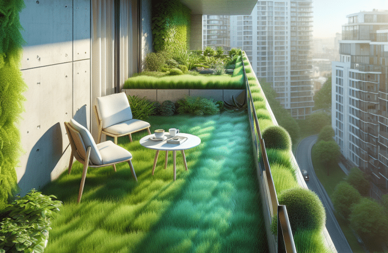 Tytuł artykułu: Trawa na balkonie – jak stworzyć zielony zakątek w mieszkaniu?