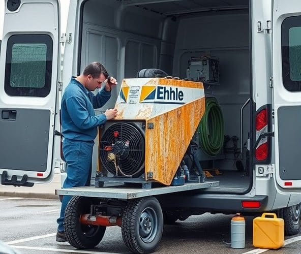 Czy warto kupić używaną Ehrle myjkę do myjni mobilnej?