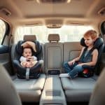 fotelik przodem i tyłem