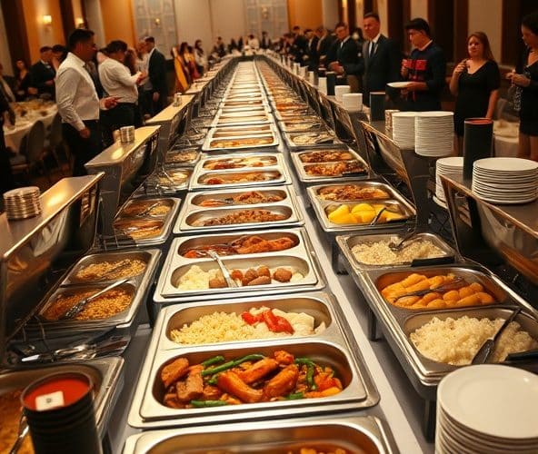 Ile podgrzewaczy do jedzenia do wynajmu potrzebuję na 100 gości?