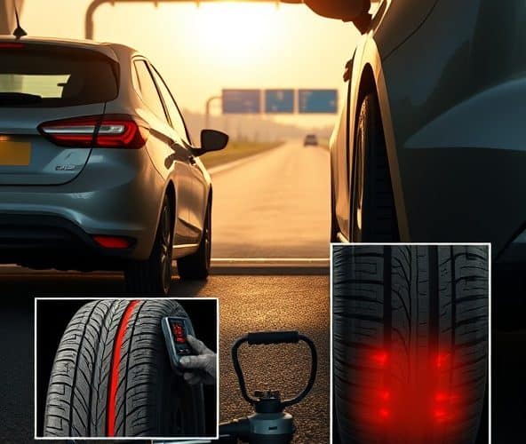 Jak uniknąć przegrzania opony podczas upału przed wjazdem na autostradę?