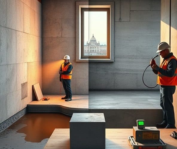 Jak wybrać beton wodoszczelny w Warszawie: W8 czy W10 do piwnicy?