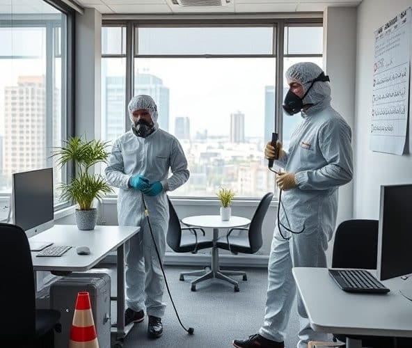 Jak często trzeba powtarzać dezynsekcję w Śródmieściu dla biura 50 m2?