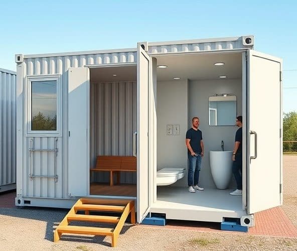 Jak dobrać kontenery socjalne ze szatnią i toaletą dla 5–15 osób?