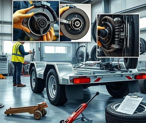 Jak uniknąć awarii przyczepki samochodowej dwuosiowej z kiprem?