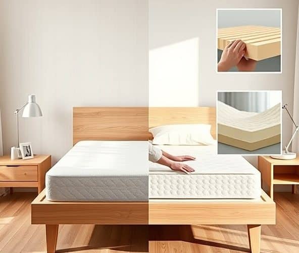 Jak zapobiec zapadaniu się materaca piankowego w łóżku bukowym 180×200?