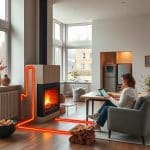 kominek z płaszczem wodnym