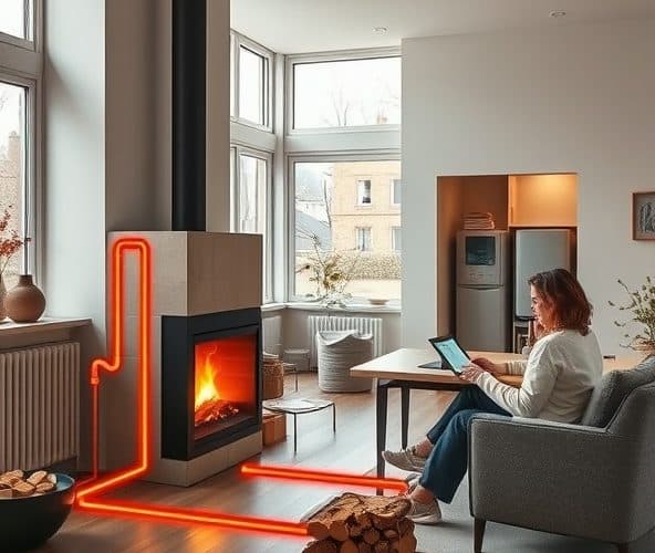 Czy kominek z płaszczem wodnym obniży rachunki w domu 120 m2 z gazem?