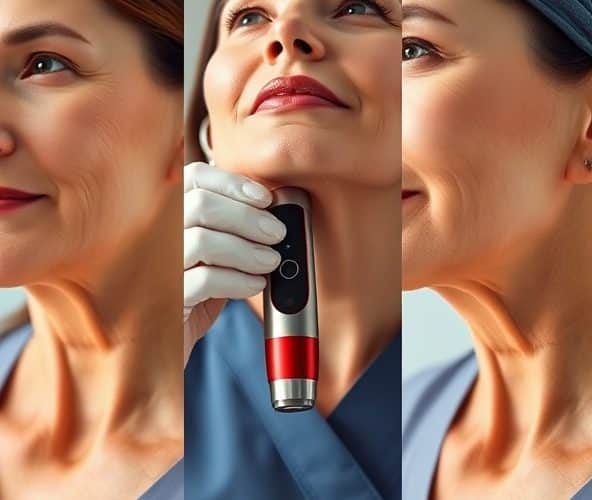 Ile utrzymują się efekty laserowego liftingu szyi Red Touch Pro?