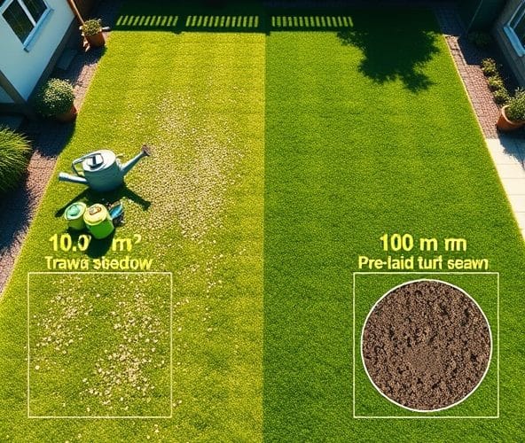 Czy trawa z siewu Piastów bardziej się opłaca niż darń na 100 m2?