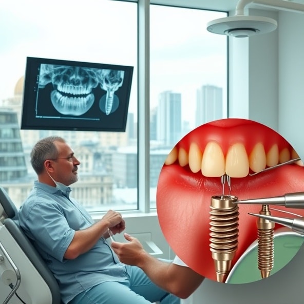 wymiana implantów zębowych warszawa