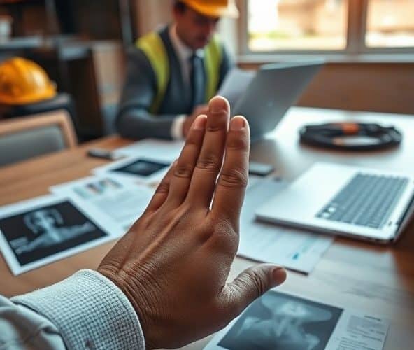 Jak ubiegać się o odszkodowanie za złamanie paliczka palca w pracy?