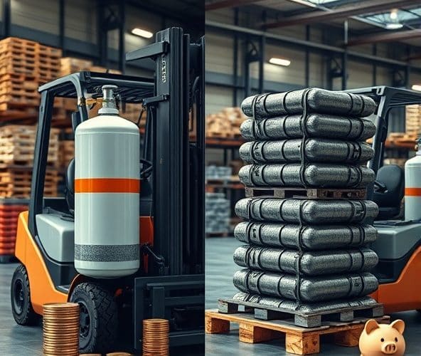 Czy wynajem butli gazowych do wózka widłowego jest tańszy niż zakup?