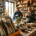 kadzidła ziołowe w wiązkach