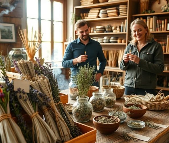 Jak wykorzystać kadzidła ziołowe w wiązkach w sklepie ezoterycznym, aby zwiększyć sprzedaż?