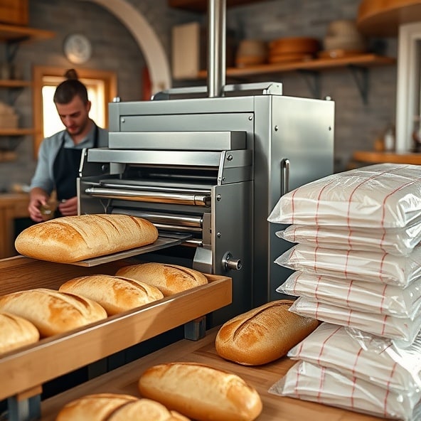 pakowaczka z gniotownikiem