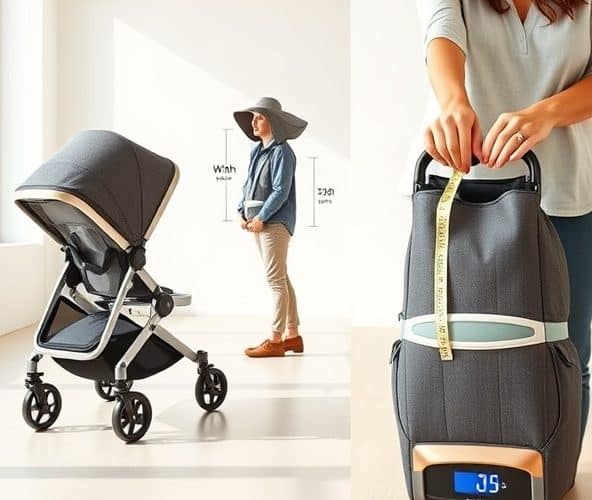 Jak sprawdzić rozmiar i wagę wózka petite&mars street przed zakupem?