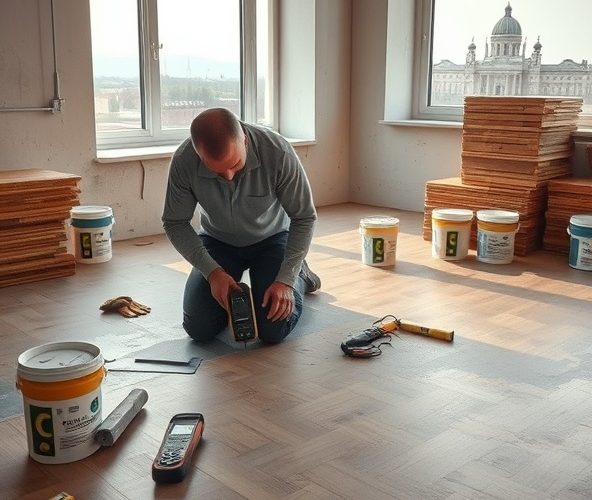 Jak sprawdzić wilgotność podłoża przed montażem parkietu w Warszawie?