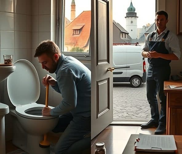 Czy samodzielne przetykanie toalety w Aleksandrowie Łódzkim jest tańsze niż wezwanie hydraulika?