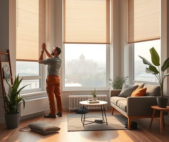 Gdzie w Warszawie zamówić rolety materiałowe wewnętrzne z montażem?