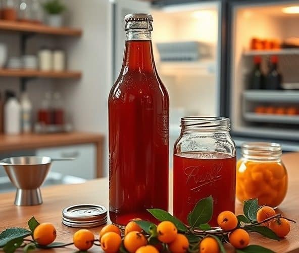 Mała gastronomia: jak przechować po otwarciu ekologiczny sok z rokitnika?