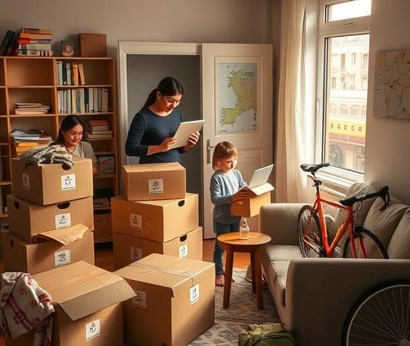 Jak zaplanować przeprowadzkę do Szwajcarii z dziećmi w wieku szkolnym, aby obniżyć koszty transportu i startu na miejscu?